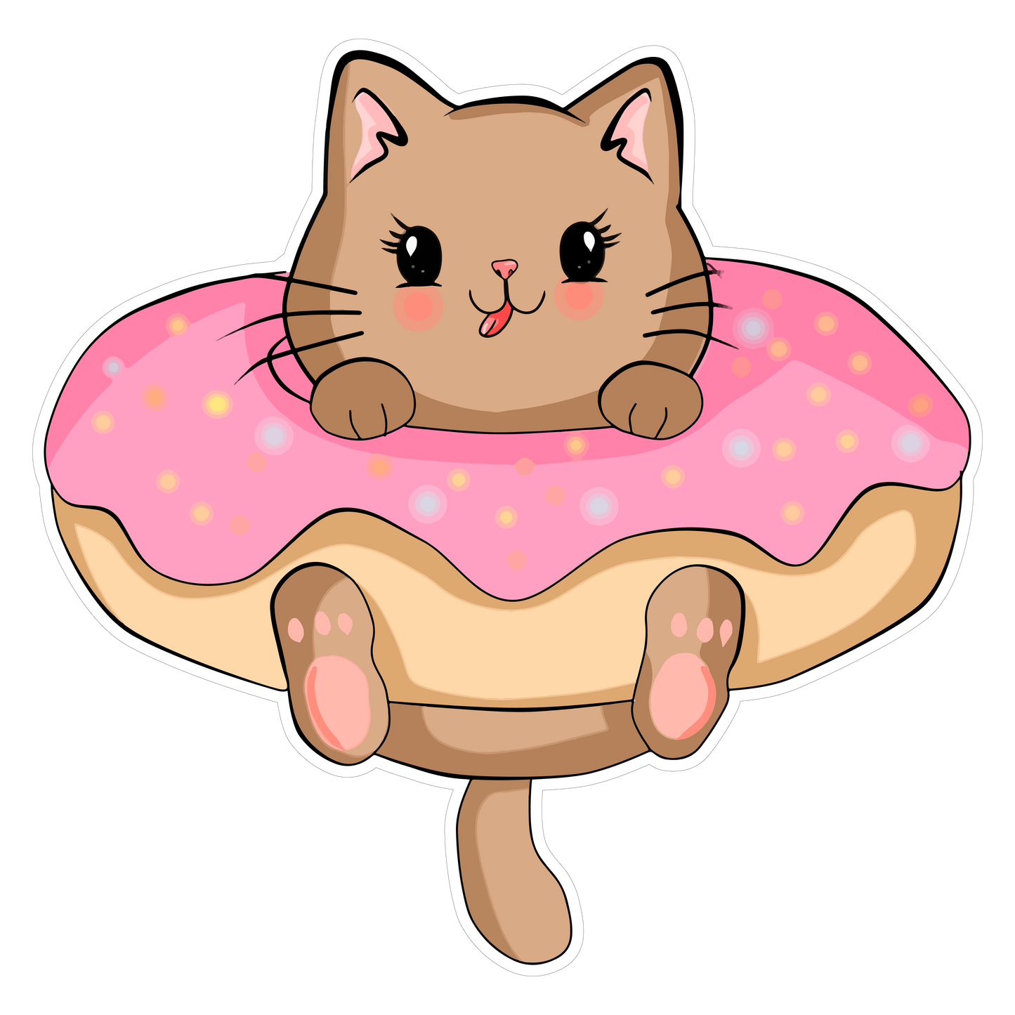 Cute Cat Donut