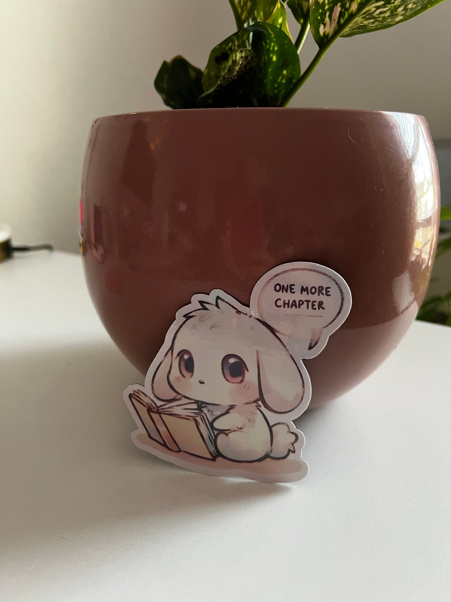 Refrigerator Magnet- Bunny One More Chapter