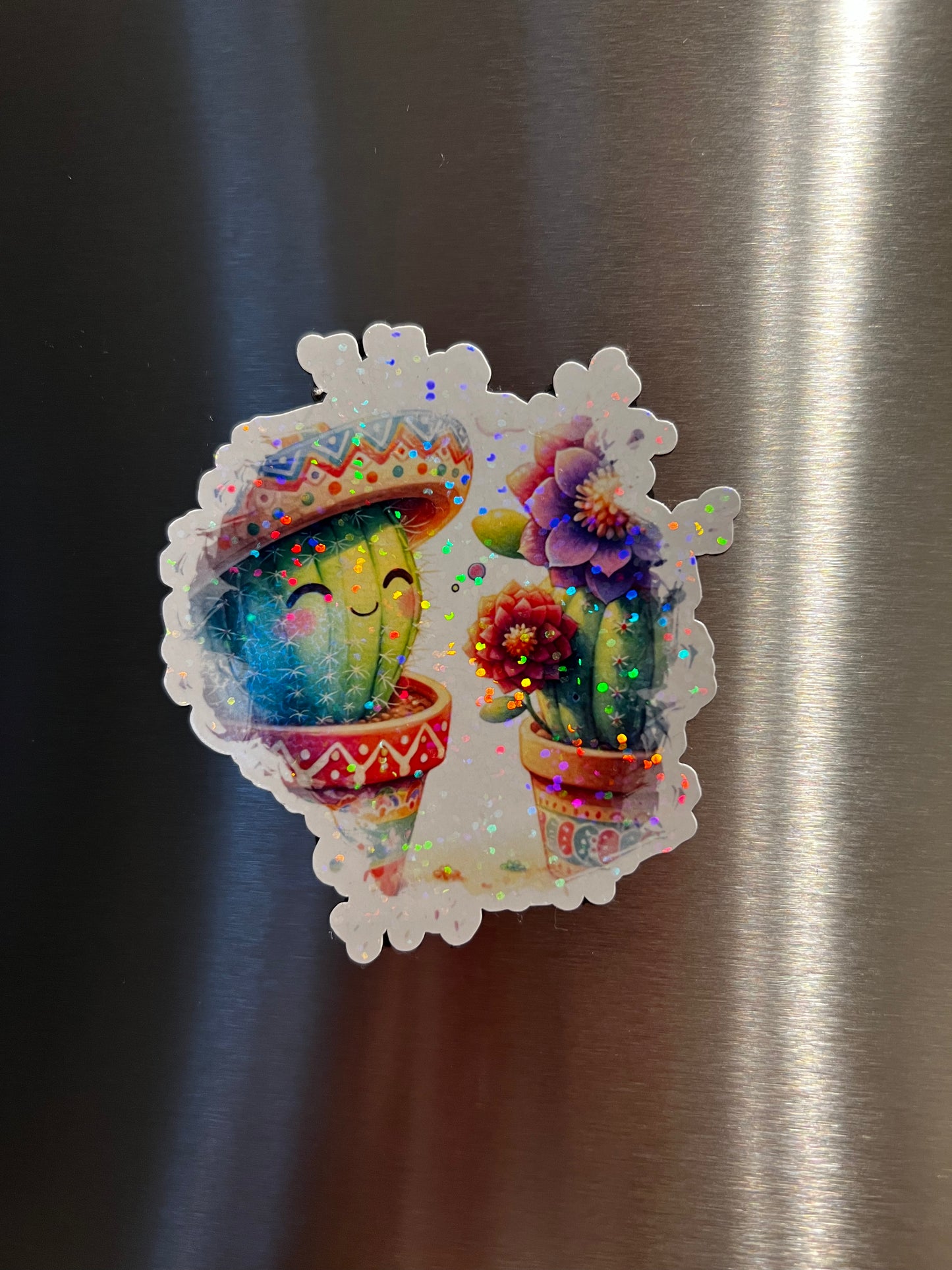 Refrigerator Magnets- Cute Cactus