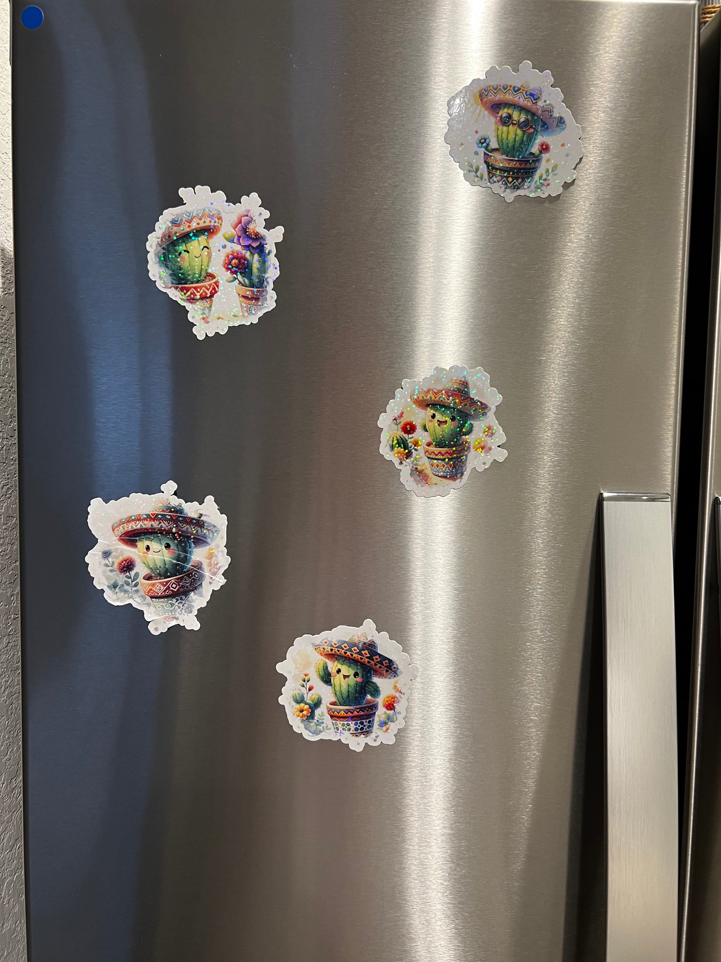 Refrigerator Magnets- Cute Cactus