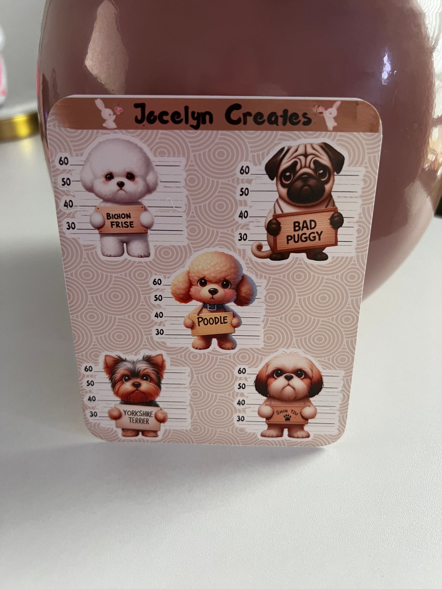 Angry Dogs Sticker Sheet