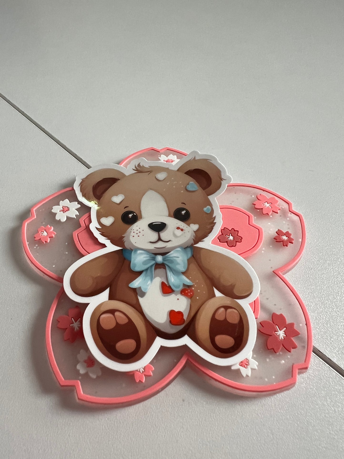 Teddy Covered in Hearts