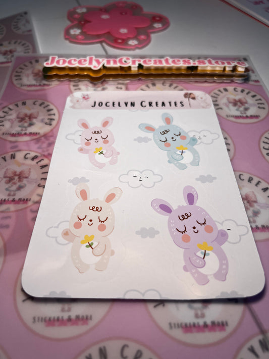 Easter Bunny Sticker Sheet