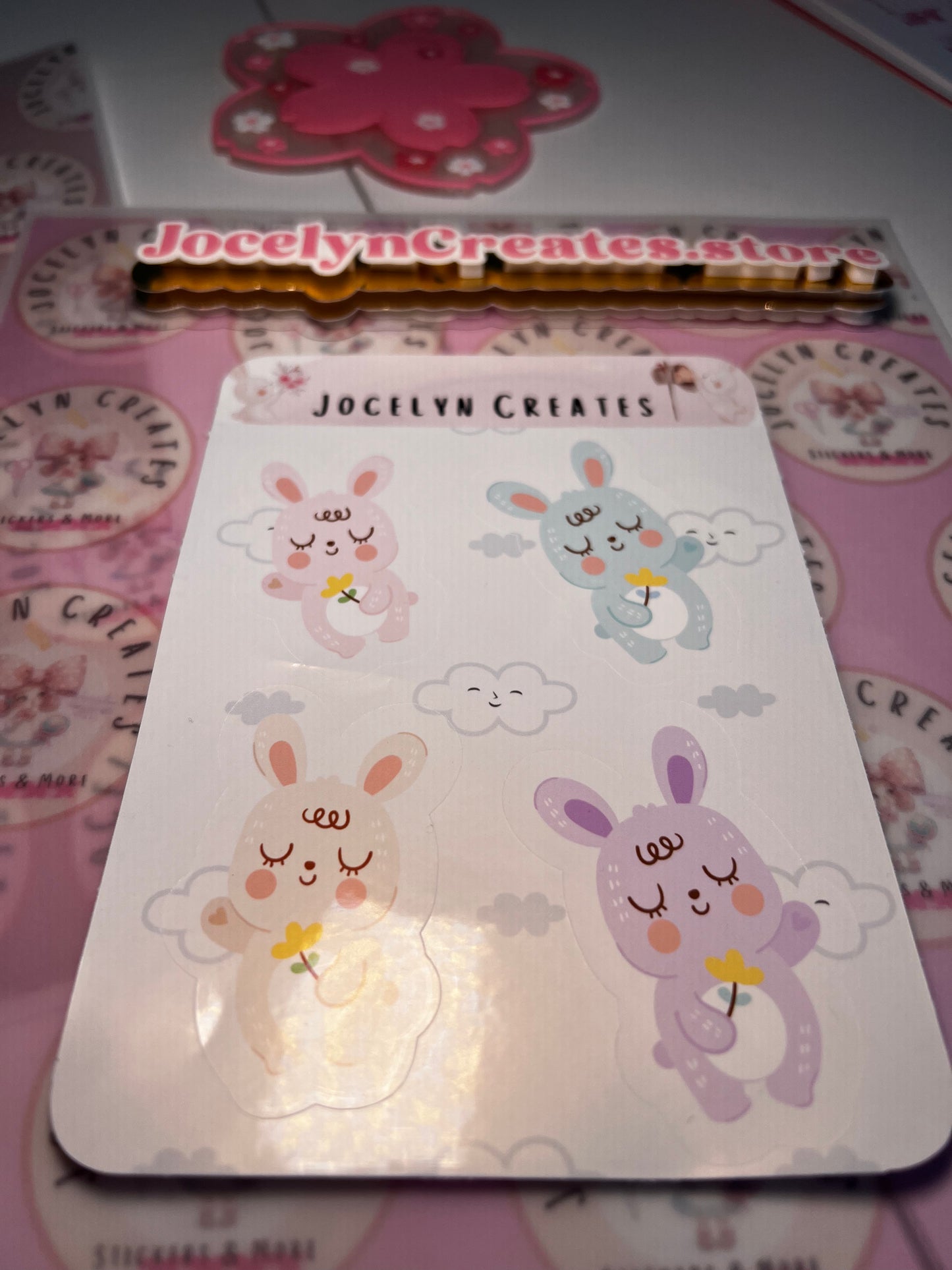 Easter Bunny Sticker Sheet