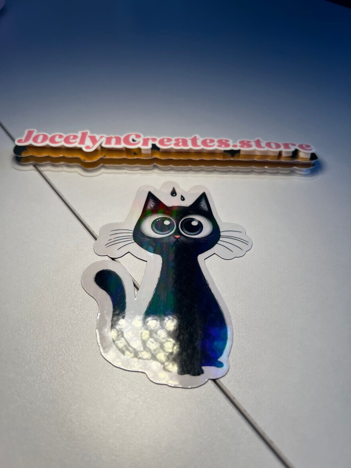 Black Cat Refrigerator Magnet