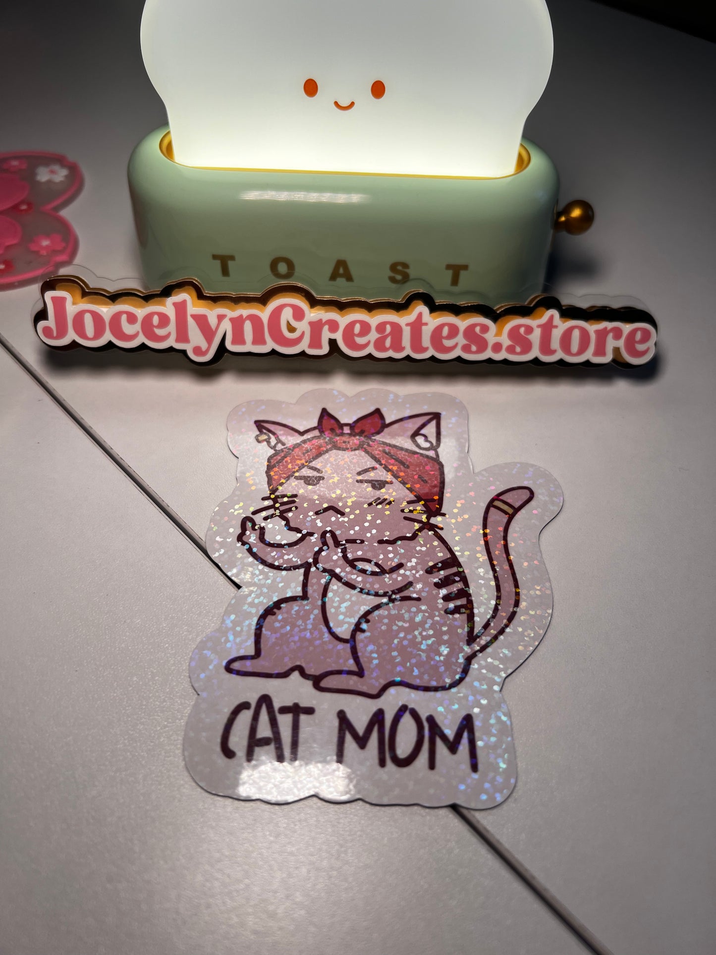 Funny Cat Mom Refrigerator Magnet