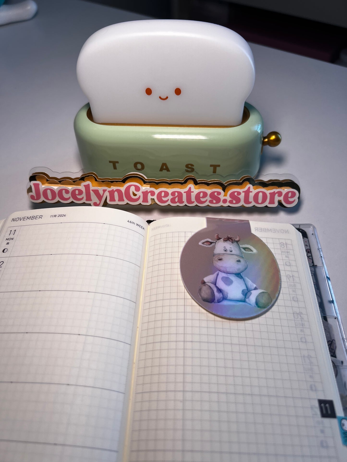 Holographic Cow Bookmark