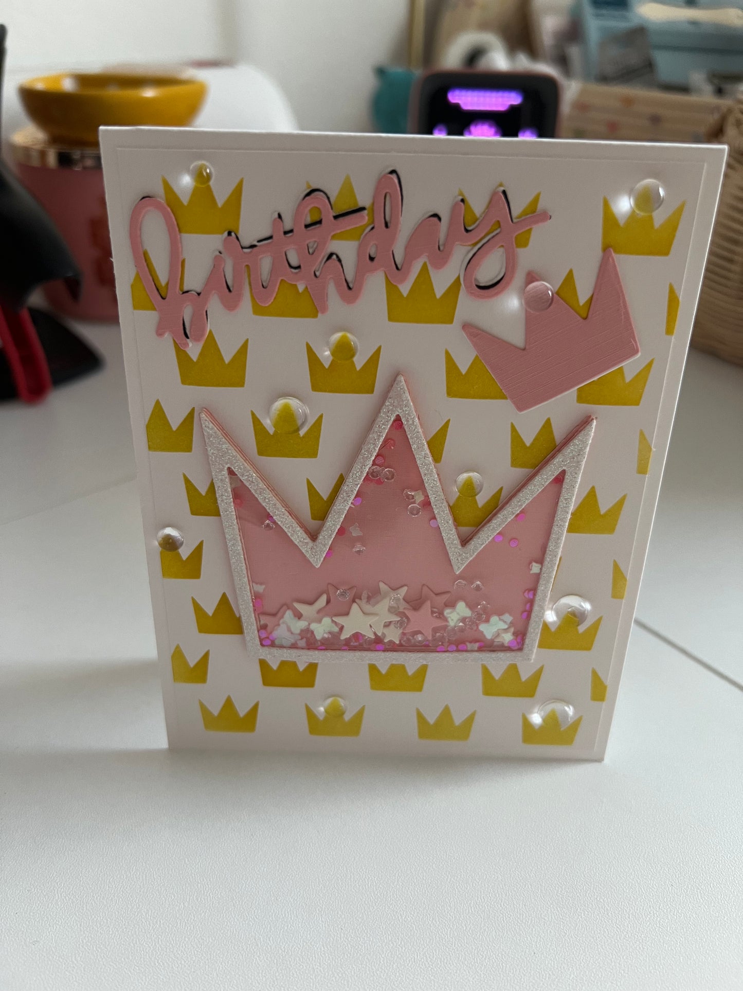 Happy Birthday Queen A2 Greeting Card