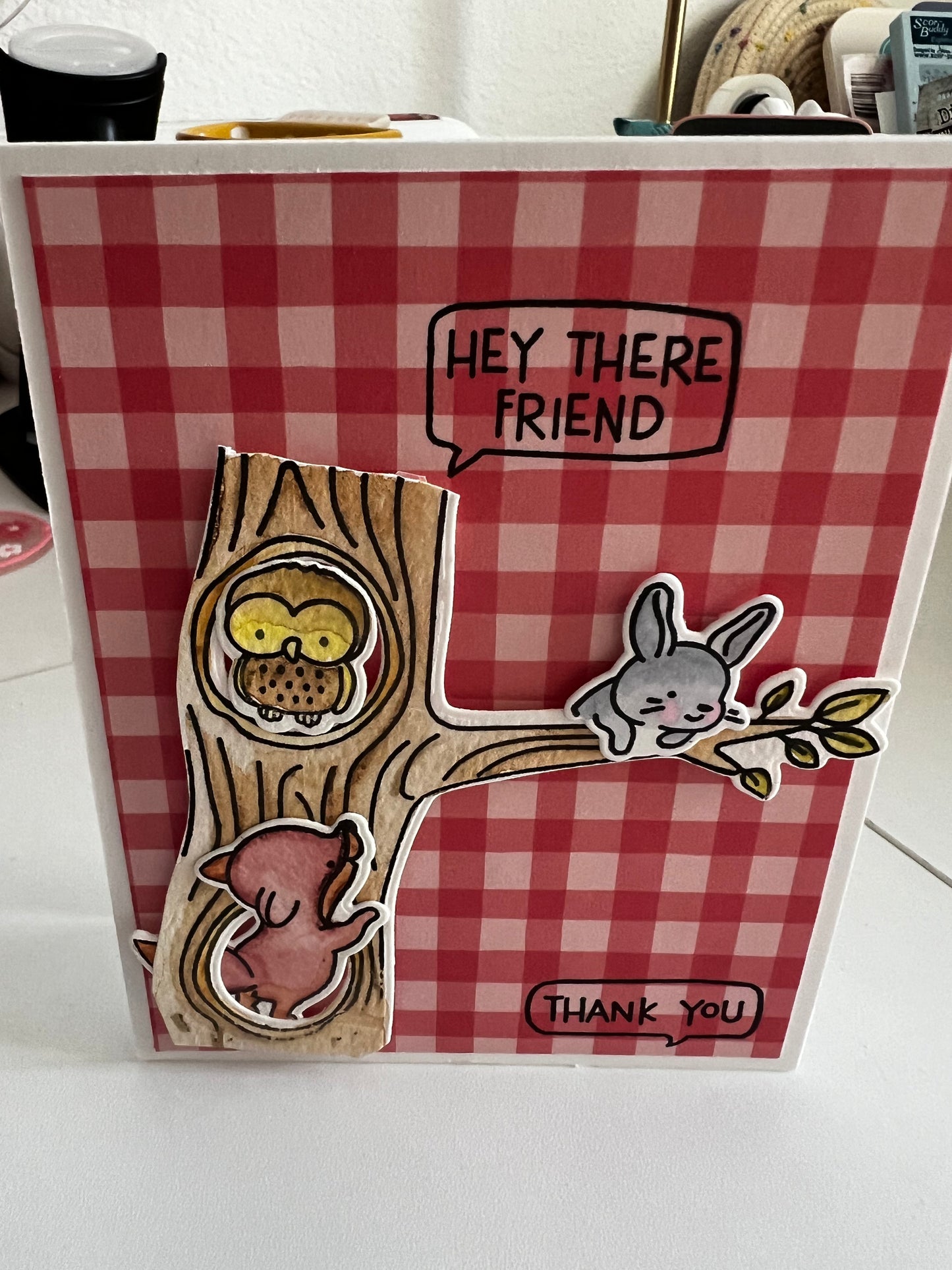 Hey There Friend Greeting Card