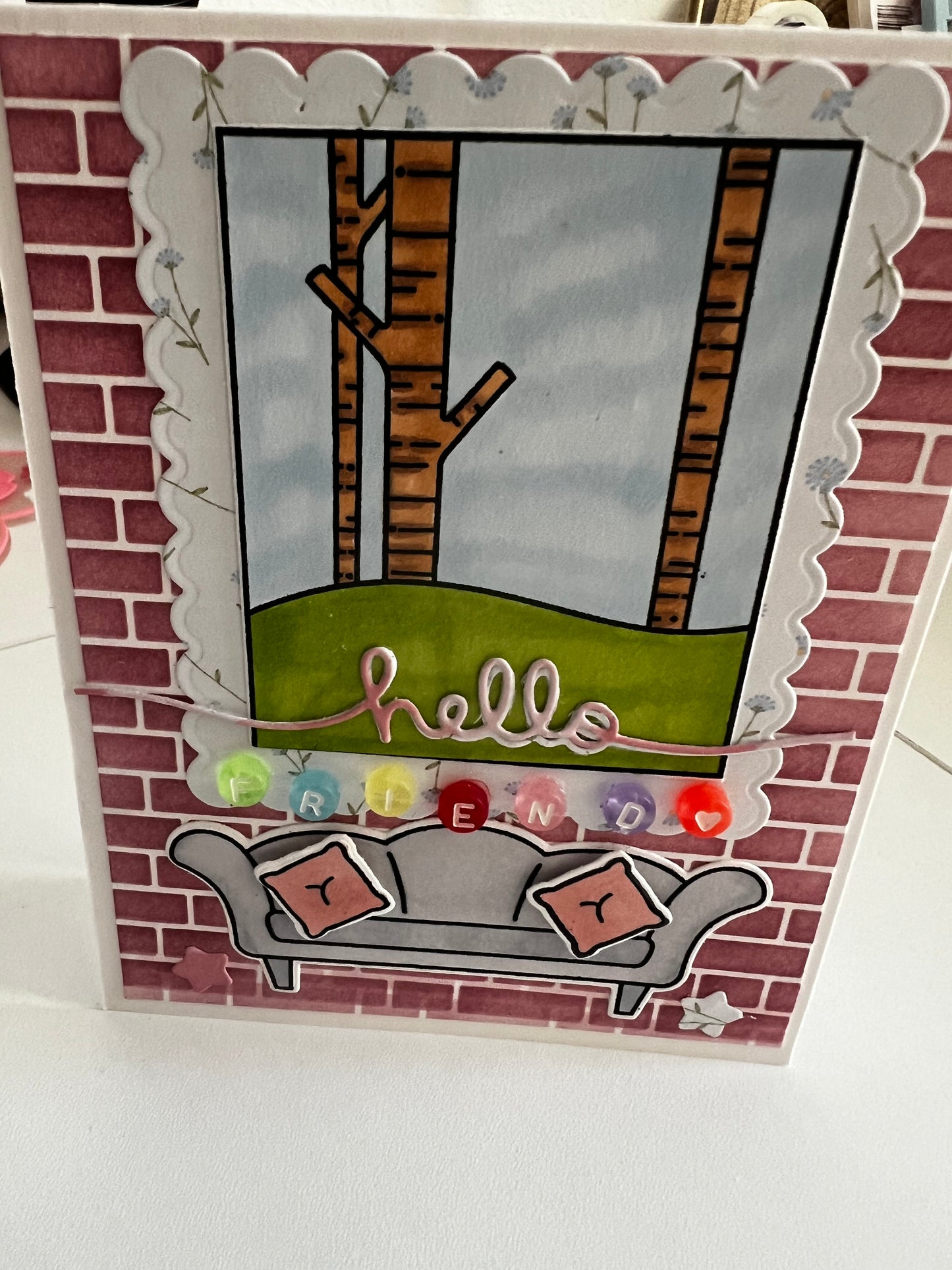 Hello Friend Greeting Card