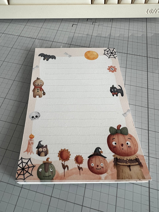 Halloween Notepad 1