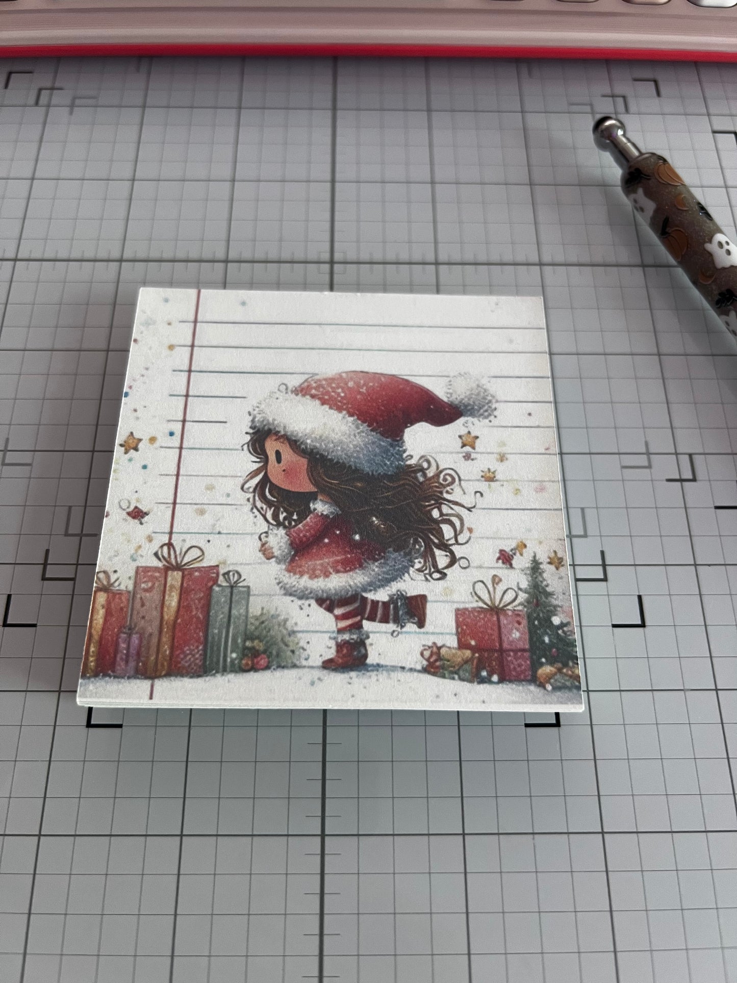 Girlie Xmas Memopad