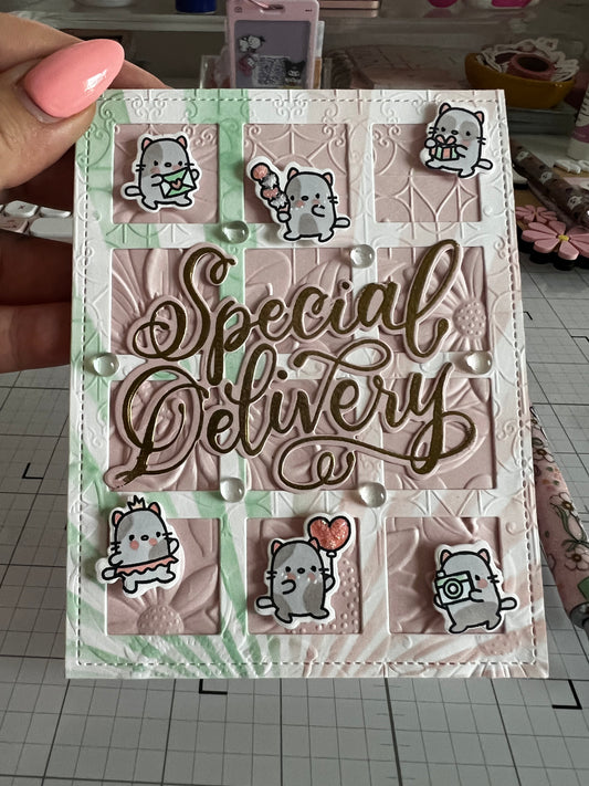 Special Delivery Critters Card