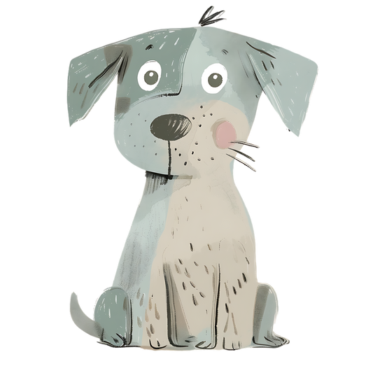 Watercolor Dog Sticker