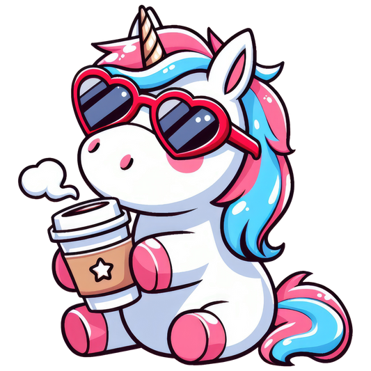 Need Coffee Unicorn