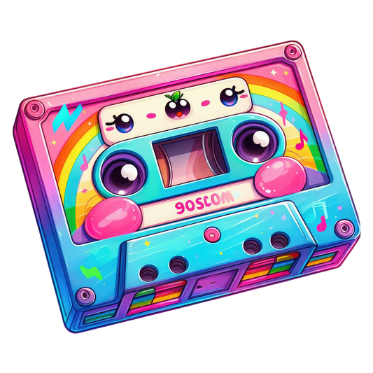 Retro Cassette Sticker