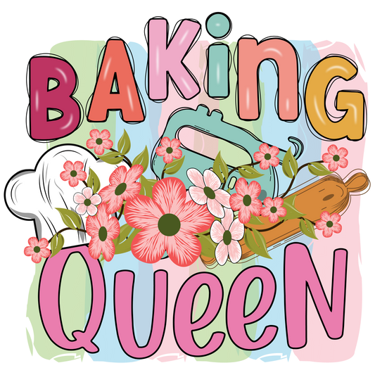 Baking Queen Sticker