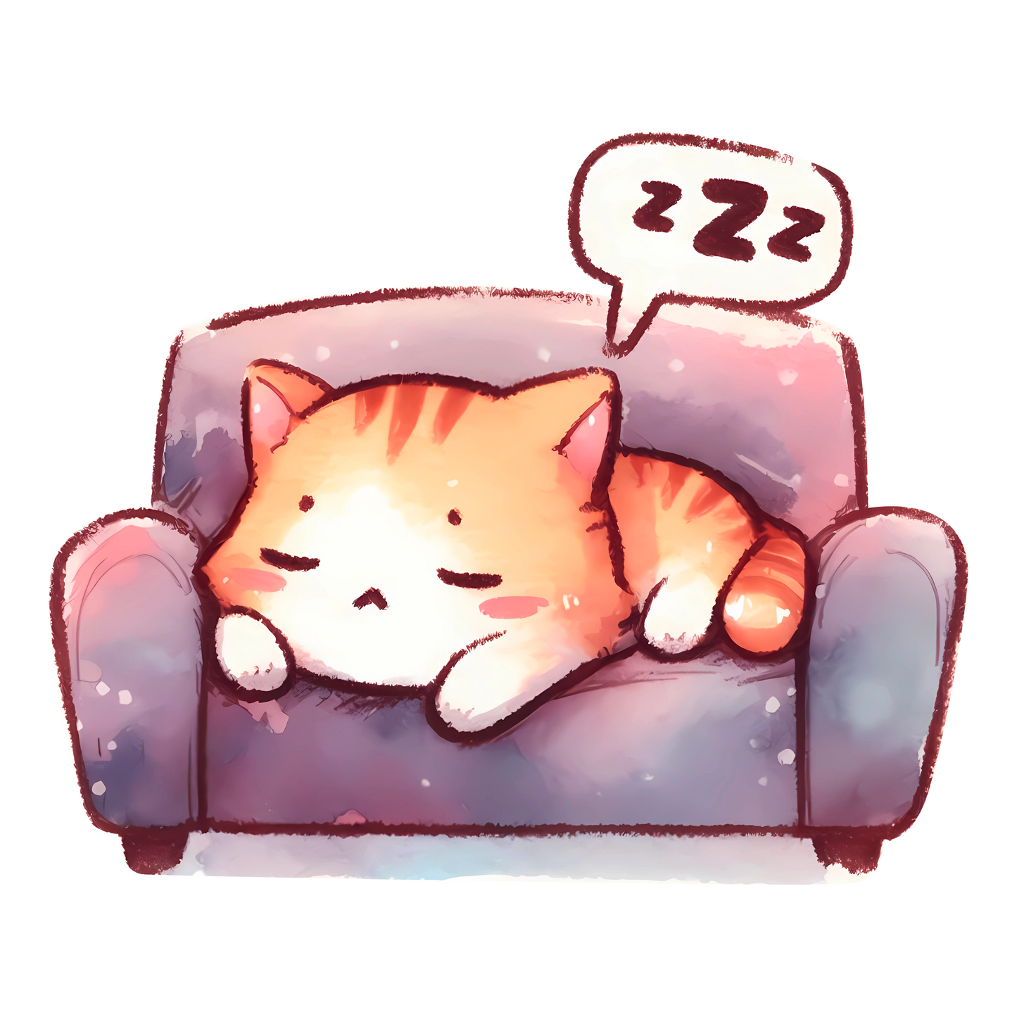 Cool Cat Stickers- ZZZ