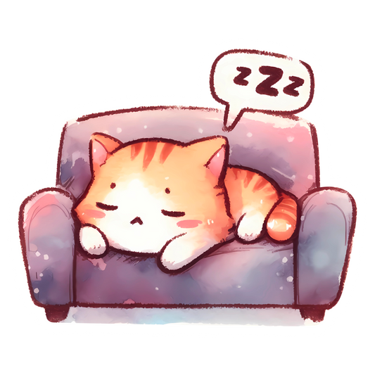 Cool Cat Stickers- ZZZ