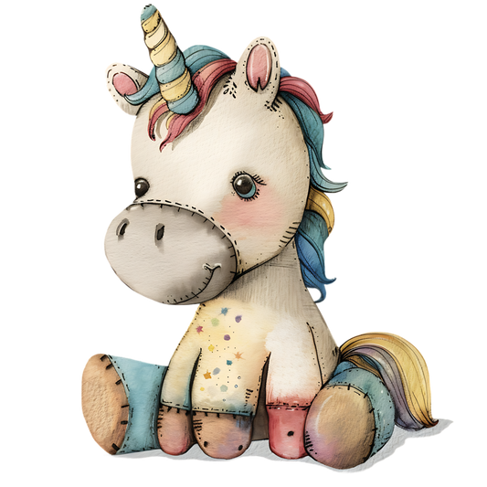 Watercolor Unicorn Sticker