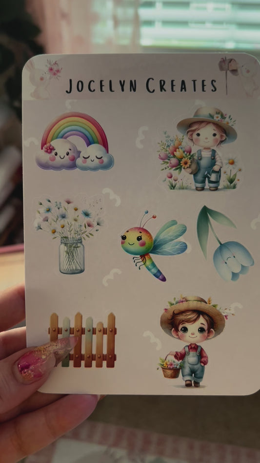 Spring Sticker Sheet